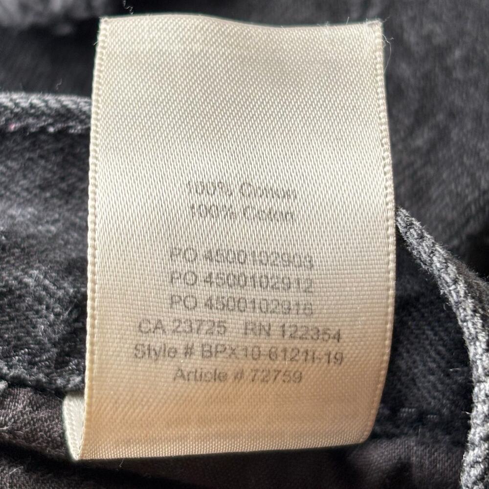 Aritzia Denim Forum the Yoko Short Women's Size 27 in Black Eyeliner - Picture 10 of 14